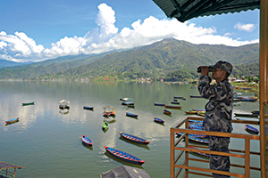 Baywatching in Pokhara