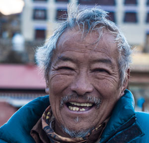 The mountains have turned dark