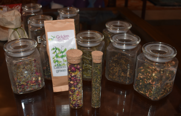 Blissful Sips of Golden Peaks