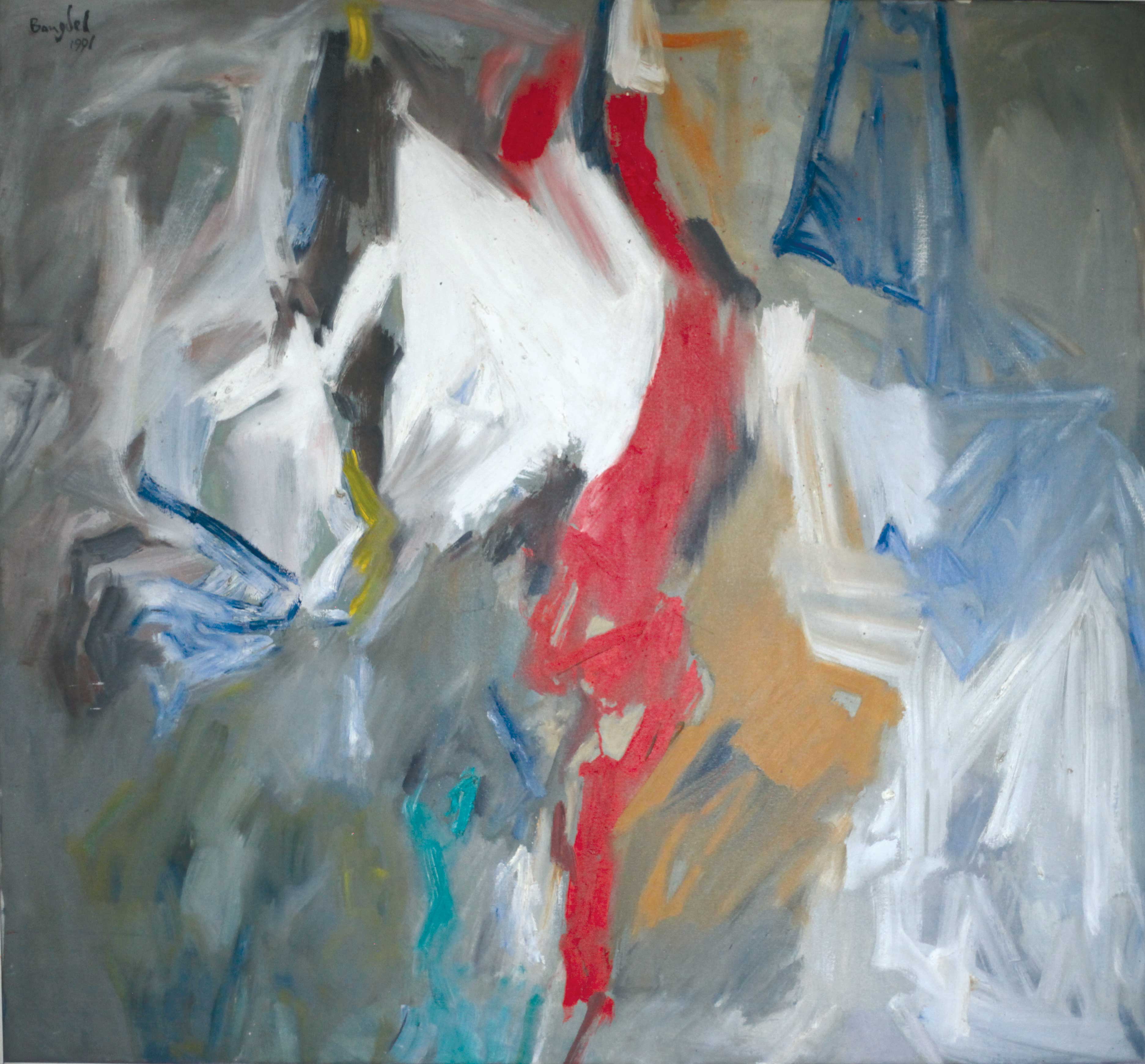 Bangdel Paints  Democracy in the  Abstract