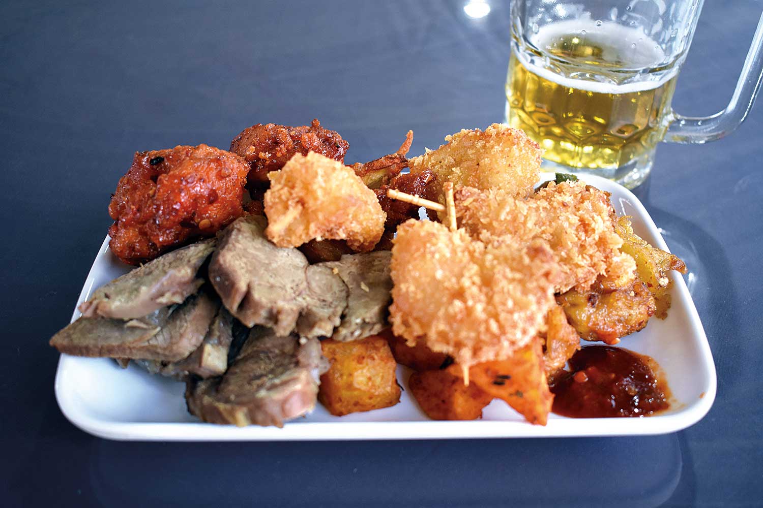 What beer or wine goes best with daal bhat?