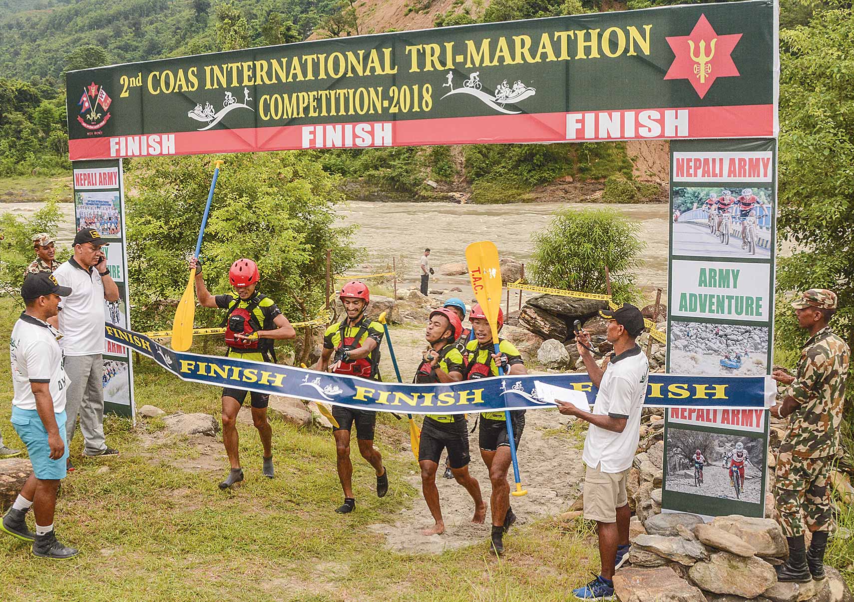 Run, pedal, raft - the COAS International Tri-Adventure Competition 2019!